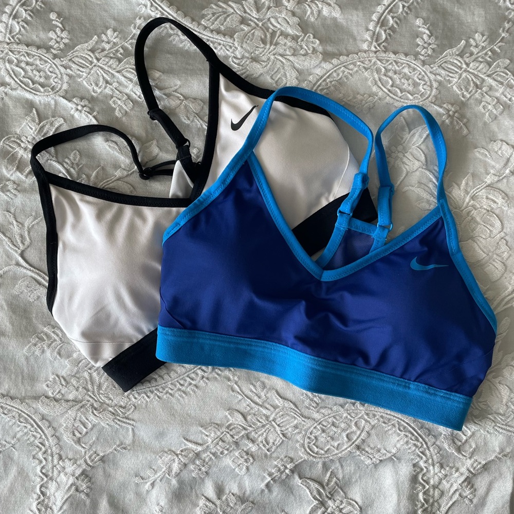 (TWO) NIKE “Indy” Sports Bras, Sz Small